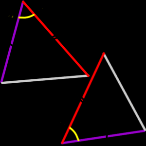 مثلثات متطابقة