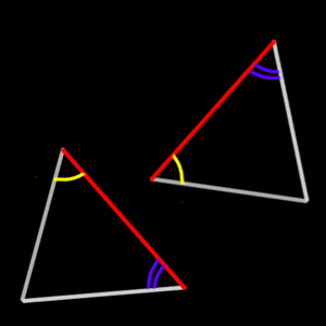 مثلثات متطابقة