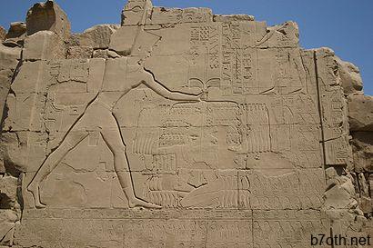 410px-Thutmose_III_at_Karnak