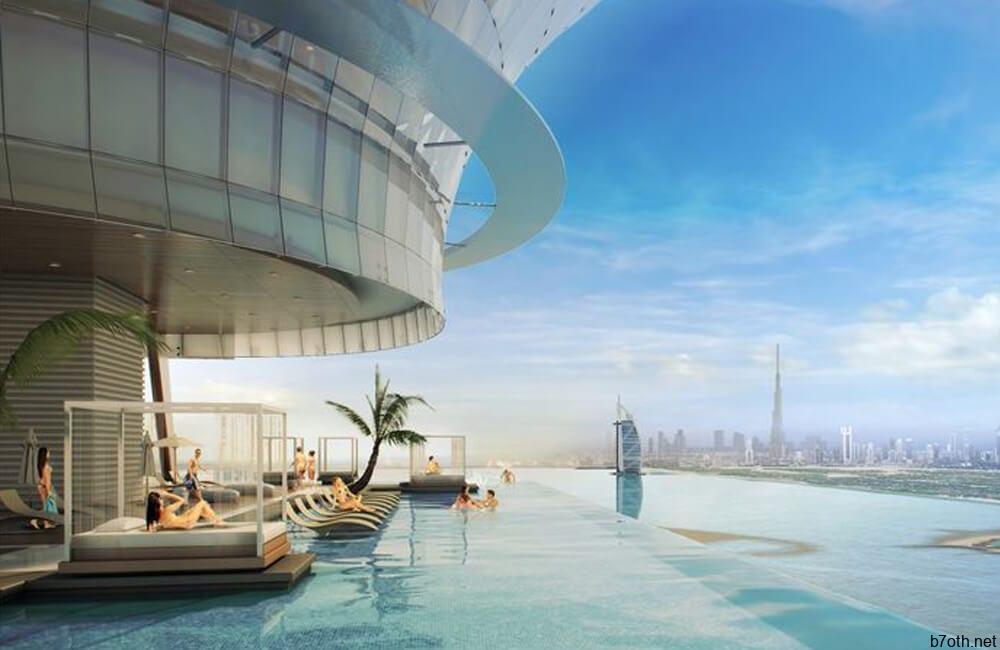 Swim On Top of the City @hustlersbangkok / Pinterest.com